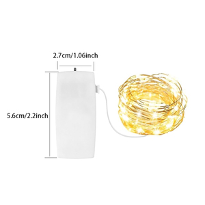 150mAh Rechargeable <strong>Battery</strong> Powered Fairy <strong>String</strong> <strong>Lights</strong> Customizable <strong>LED</strong> - Product Image 1