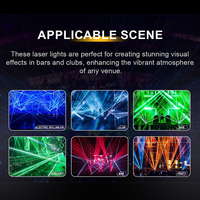 Lumière Laser d'Animation 3D Portable DMX512 ILDA RVB 3W Pleine Couleur pour Mariage DJ Disco