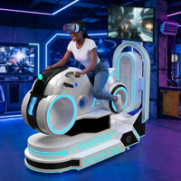 Simulateur de course 9D VR Moto VR et jeux d'arcade de voiture de course en métal pour l'école à la maison et l'aéroport en plein air simulateur de conduite Vr
