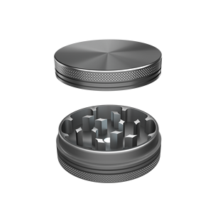 ポータブルハーブグラインダーマシン卸売55MM2パーツマニュアルタバコ喫煙アクセサリーカスタムロゴメタルスパイスミルハーブグラインダー - Product Image 4