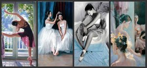 Di alta qualità 100% fatto a mano indiano nude sexy di arte della parete pittura a olio su tela di canapa - Product Image 4