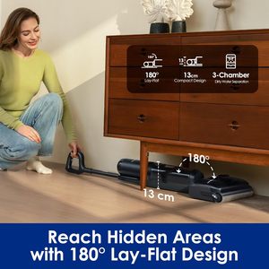 <span class=keywords><strong>Tineco</strong></span> Floor ONE I5 <span class=keywords><strong>Aspirateur</strong></span> et serpillière humide/sèche tout-en-un, nettoyage des bords double face, brosse de nettoyage à longue durée de vie pour un nettoyage constant - Product Image 2