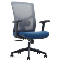 Chaise de bureau ergonomique moderne à hauteur réglable et pivotante en maille