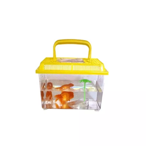 Reptilien Kunststoff käfig Terrarien Handheld <span class=keywords><strong>Aquarium</strong></span> Fütterung sbox Haushalt Kleines Haustier <span class=keywords><strong>Aquarium</strong></span> - Product Image 4