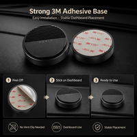 Diffuseur d'aromathérapie de luxe rond en métal pour tableau de bord de voiture, décoration esthétique de table, cadeau personnalisé haut de gamme