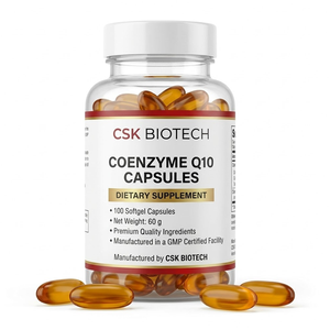 Gélules de <span class=keywords><strong>CoQ10</strong></span> à haute puissance en vrac OEM ODM, 100 mg, à base de pectine, pour la santé cardiaque, l'énergie cellulaire et le soutien antioxydant - Product Image 1