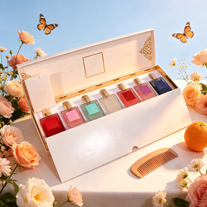 Coffret Cadeau de Parfums Intenses et Envoûtants Forladies – 7 Pièces – Brume Fine – <span class=keywords><strong>Parfum</strong></span> Original – Usage Quotidien – <span class=keywords><strong>Parfum</strong></span> de Luxe pour <span class=keywords><strong>Femme</strong></span> - Product Image 1