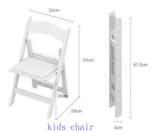 Sillas Plegables de Plástico Estilo Wimbledon para Adultos y Niños para Decoración, Eventos, Fiestas, Restaurantes, Hoteles, Banquetes, Bodas y Comedores - Product Image 5