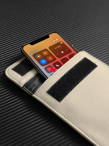 Funda Protectora para Llaves de Coche de Cuero PU, Carcasa para Control Remoto con Diseño Granulado, Protector de Llaves de Auto con Logotipo Personalizado - Product Image 4