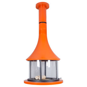 Cheminée suspendue décorative en acier au carbone véritable <span class=keywords><strong>pour</strong></span> hôtel, avec porte en verre, <span class=keywords><strong>pour</strong></span> intérieur, fabriquée par JingXin Manufacturer Europe. - Product Image 1