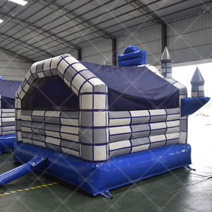 Chevaliers château gonflable avec toit tente Euro château rebond videur gonflable château gonflable maison de rebond enfants pull à vendre - Product Image 4