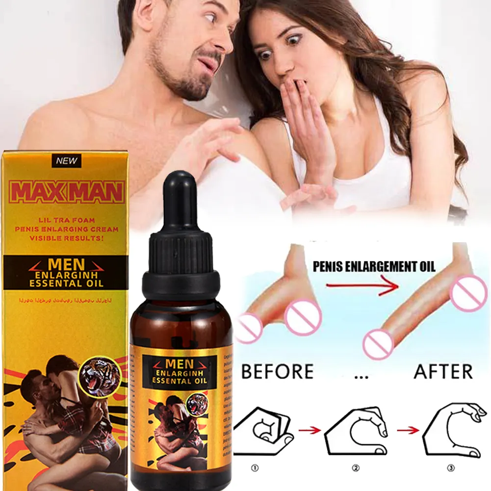 Ingrandimento del pene e ispessimento olio da massaggio cura delle parti intime maschili
