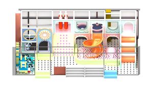 Aire <span class=keywords><strong>de</strong></span> jeux intérieure sur le thème Morandi, système <span class=keywords><strong>de</strong></span> jeu pour enfants en bas âge, grande fosse à balles en plastique, aires <span class=keywords><strong>de</strong></span> jeux intérieures fabriquées en Chine - Product Image 2