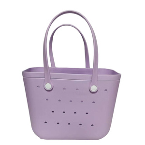 Bolsos de mano DIY de alta calidad para mujer, bolsa de compras EVA impermeable de gran capacidad - Product Image 2
