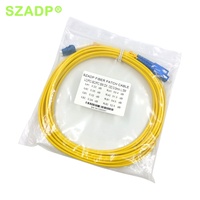 Cordon de raccordement en fibre optique monomode 9/125, 1m 2m 3m, câble de fibre optique LC SC UPC APC