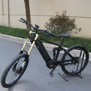 1500W Bafang m620 48V MTB bicicleta de montaña de suspensión completa ebike motor de accionamiento medio Marco de aleación de aluminio bicicleta de montaña eléctrica