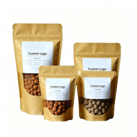 Sachet Doypack Personnalisé Écologique Anti-humidité avec Fenêtre Transparente et Fermeture Zip Refermable pour Aliments – Fabrication OEM ODM