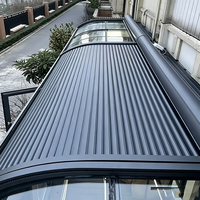 Kit de commande à distance pour persiennes motorisées en alliage d'aluminium robustes avec vis pour pergola moderne, villa, patio, ombrage hivernal
