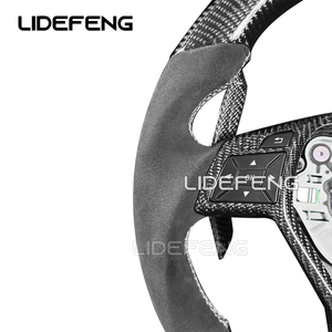 Volante de fibra de carbono de alta calidad para Mercedes <span class=keywords><strong>Amg</strong></span> C63 W204 Cla45 A45 C117 Cls <span class=keywords><strong>63</strong></span> <span class=keywords><strong>Glk</strong></span> Clac218 E63 C63 <span class=keywords><strong>Amg</strong></span> W211 W212 W213 - Product Image 5