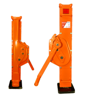 Cric mécanique TOYO-INTL 20 tonnes SJ-A 20t, cric mécanique pour le levage de marchandises, levage de charges, rouge orange, alliage d'acier