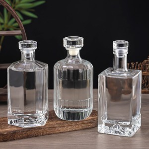 500ml Compra Vacío Personalizado Lujo Licor Whisky Ron Gin Vodka Alcohol Cognac Agave <span class=keywords><strong>Mescal</strong></span> Tequila Botella de vidrio - Product Image 1
