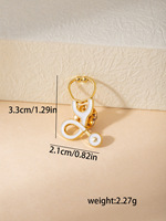 Broche en émail créative en forme de chapeau d'infirmière et d'outil médical, épinglette de la série Soins de Santé, accessoire pour vêtements et sacs