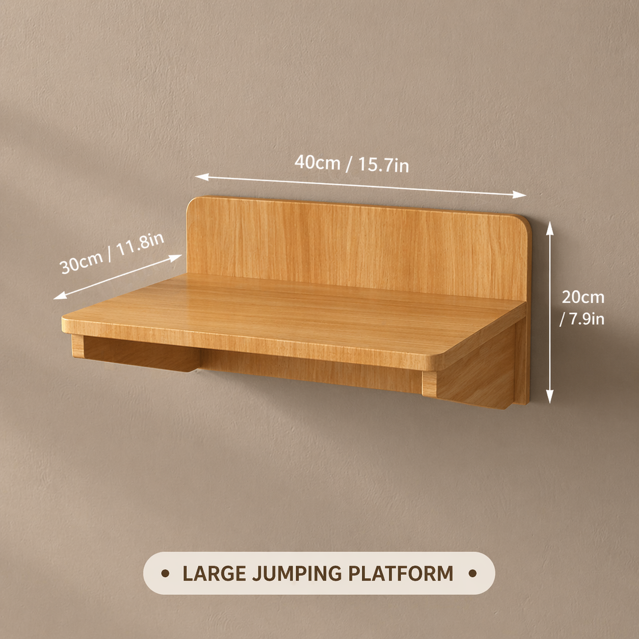 Grande planche de saut à l'eau