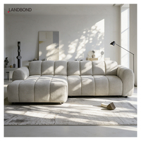 Canapé-lit coulissant électrique en forme de L, 3 places, tissu, design moderne pour appartement et villa