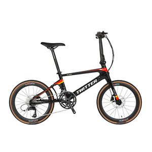 22 Zoll Carbonfaser-Rahmen Faltbares 20-Gang Mountainbike mit Doppelscheibenbremsen GSD-F451 4700-20S - Product Image 6