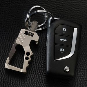 New Heavy Duty <b>Key</b> Chain Bottle Opener with Double <b>Key</b> <b>Rings</b> Beer Opener Style <b>Key</b> Keychain Holder Mental <b>Key</b> Chain - Product Image 3