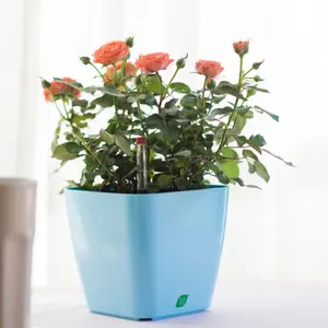 Indoor Head Flower Pots 5 in 13.5 cm Self-Watering Planters Desktop Pots Home Decoration Planting Pot