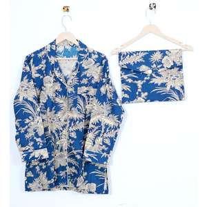 High Quality Floral Printed Women's Pajama Set Summer Sleepwear Wholesale Fashion for Export Price - Product Image 3