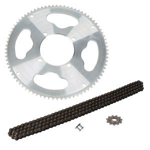 Accessori moto 25H-160L catena a rulli + pignone 80T + 11T Kit catene di trasmissione moto - Product Image 1