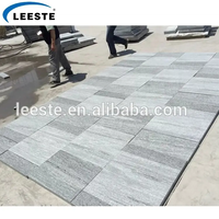 Tuiles et dalles en granit blanc et noir Nero Santiago populaires