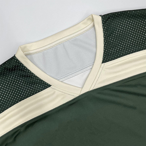 Jersey de fútbol de fanático americano Retro deportivo Vintage de gran tamaño recortado para hombre personalizado de fábrica para ropa de calle para hombre - Product Image 4