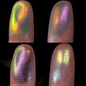 Bán buôn biểu tượng tùy chỉnh tốt nhất duy nhất ép bột ánh sáng lung linh Eyeshadow make up Vegan kim cương Glow multichrome Highlighter Palette - Product Image 5