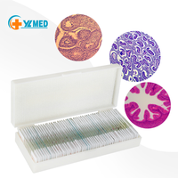 Student Parasitology Preparation Glass Hybrid Microscope Slide Set Teaching Resource for Microscope Studies Slide for Students