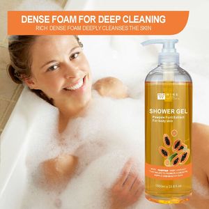 Popular Pawpaw Shower <strong>Gel</strong> Glycerin Nourishing 1000ML Wholesale Deep Cleansing for Body Care Refreshing and Exfoliating Body Wash - Product Image 3