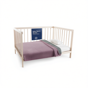 Couverture pour bébé Siberia Cuna Lila Vianney, tissu doux rectangulaire, design moderne - Product Image 1