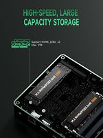 Mini PC Bmax B6 Plus Intel Core I3 (i3-1000NG4) 12 Go LPDDR4 512 Go NVMe SSD Intel Iris Plus Graphics 4K Triple écran Windows 11