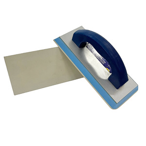 <b>EVA</b> Blue White Double Layer Screed Board 240mm Ergonomic Handle Plaster Trowel Masonry Tool - Product Image 2