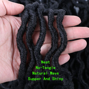 Vente en Gros de Mèches de Cheveux Synthétiques Torsadées au Crochet, Faux Locs GYPSY de 18 Pouces <span class=keywords><strong>pour</strong></span> Tresses Africaines - Product Image 4