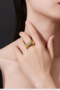 2026 Domineering Hot Style S925 Sterling <b>Silver</b> Square Frame Paved Moissanite Retro Embossed Business <b>Men</b> Wide Fixed <b>Ring</b> - Product Image 4