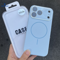 Coque en silicone pour iPhone 15 Pro, iPhone 17 Pro Max, iPhone 17