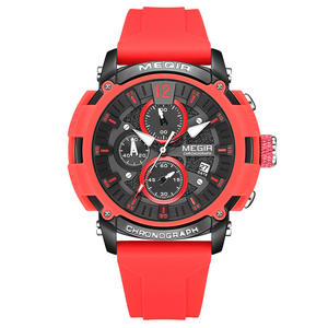 Reloj deportivo de cuarzo multifuncional, impermeable, luminoso, de silicona - Product Image 1