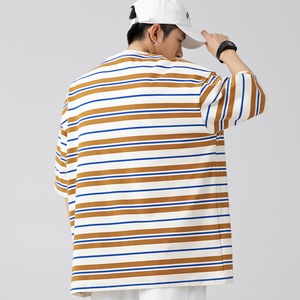 เสื้อยืดผ้าฝ้ายเนื้อนุ่มสำหรับผู้ชายทรงสลิมฟิตแขนยาวกันยับและระบายอากาศได้ดีเหมาะสำหรับสวมใส่สบายๆ - Product Image 4