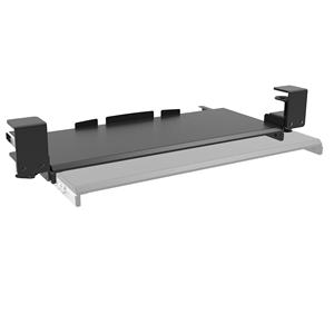 Plateau de <span class=keywords><strong>clavier</strong></span> <span class=keywords><strong>ergonomique</strong></span> en PVC à fixation par pince pour bureau, pliable, portable, avec fonction coulissante, pour ordinateur, <span class=keywords><strong>tiroir</strong></span> de <span class=keywords><strong>clavier</strong></span>, usage de bureau - Product Image 4