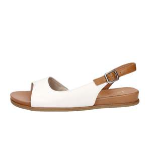 Sandalias Planas para Mujer Jana, Blancas, Talla 41, Tacón Bajo, para Verano - Product Image 1