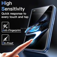 3 Paket Pelindung Layar Kaca Temper 9H HD Bening Bebas Gelembung untuk Iphone 18 Duo 16 17 15 Pro Max Dengan Bingkai Pemasangan Mudah