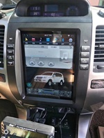 Voiture Android de style Tesla pour lecteur DVD pour Toyota Prado 120 Land Cruiser 2002-2009 Lexus GX470 GPS Google Maps vidéo en ligne